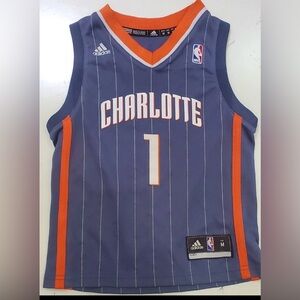 Kemba Walker #1 Charlotte Bobcats Adidas Youth Medium Jersey